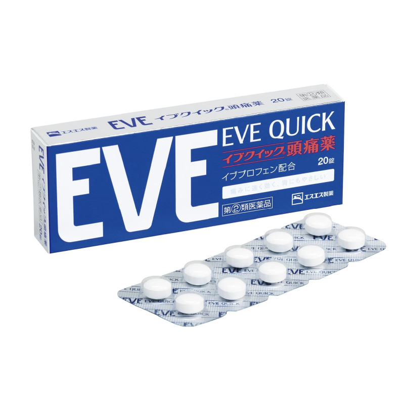 EVE 이브 퀵 20정 일본 두통약